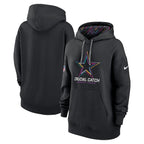 Dallas Cowboys Nike Women's 2024 NFL Crucial Catch Club Pullover Hoodie - Black