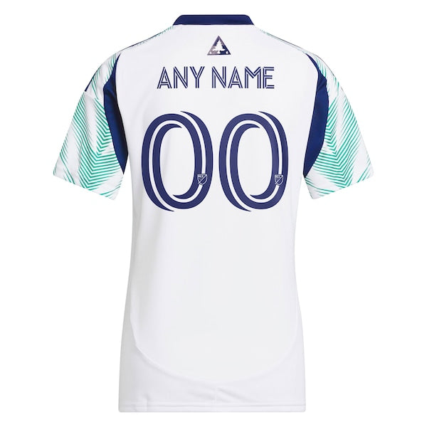 New England Revolution adidas Women's 2025 Eastern White Pine x Flag of New England Replica Custom Jersey - White