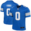 Jahmyr Gibbs Detroit Lions Nike Youth Team Game Jersey - Blue/White/Black