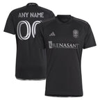 Nashville SC adidas 2024 Man In Black Kit Replica Custom Jersey - Black