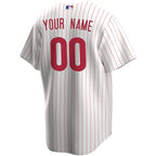 Philadelphia Phillies Nike Home Replica Custom Jersey - White