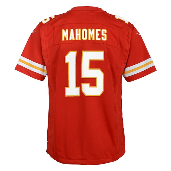 Patrick Mahomes Kansas City Chiefs Nike Youth Super Bowl LVIII Patch Game Jersey - Red