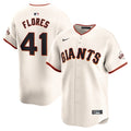 Wilmer Flores San Francisco Giants Nike Home Limited Player Jersey - Cream