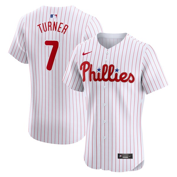Trea Turner Philadelphia Phillies Nike Home Elite Jersey - White