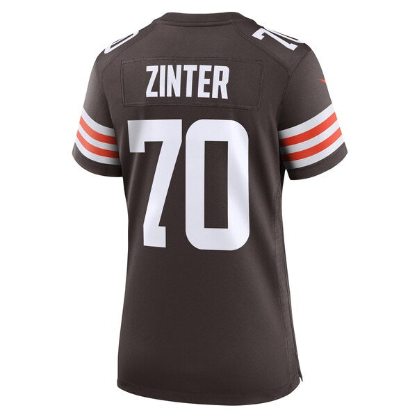 Zak Zinter Cleveland Browns Nike Women's  Game Jersey -  Brown