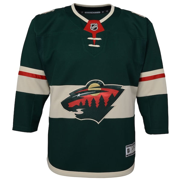 Minnesota Wild Youth Home Premier Blank Jersey - Green