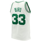 Larry Bird Boston Celtics  Hardwood Classics 1985/86 Swingman Jersey - White/Kelly Green