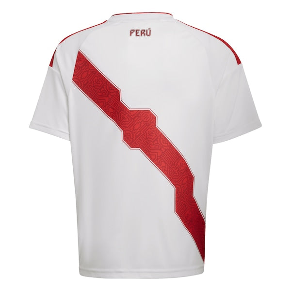 Peru National Team adidas Youth FIFA x World Cup 2026 Home Replica Jersey - White