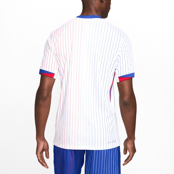 France National Team Nike 2024 Away Authentic Blank Jersey - White
