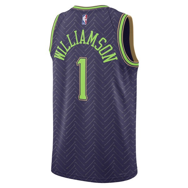Zion Williamson New Orleans Pelicans Nike Unisex 2024/25 Swingman Player Jersey - City Edition - Purple