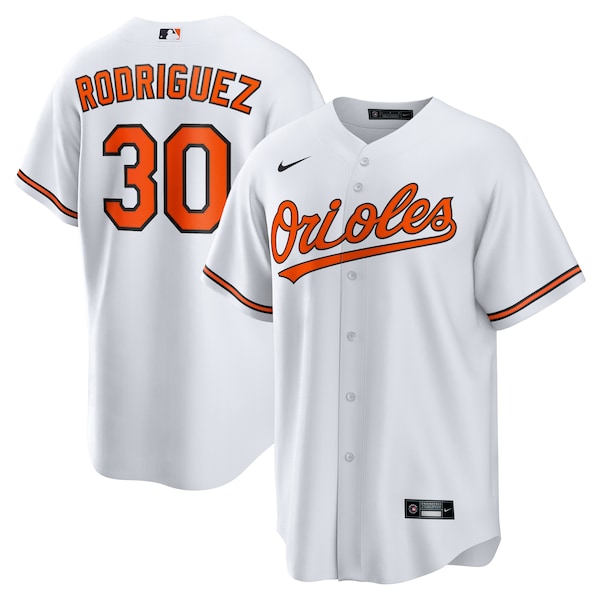 Grayson Rodriguez Baltimore Orioles Nike Home Replica Jersey - White