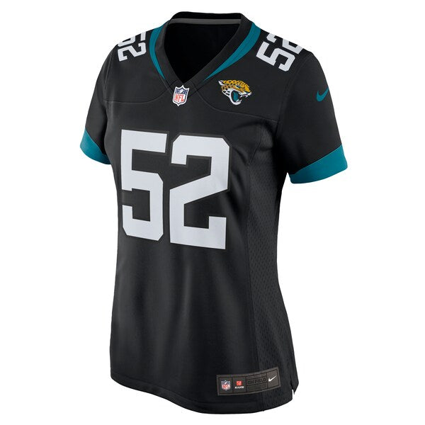 DaVon Hamilton Jacksonville Jaguars Nike Women's Game Jersey - Black/Teal