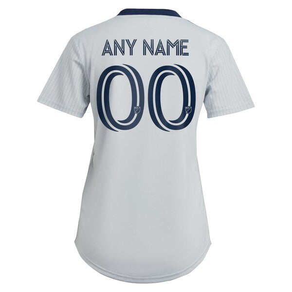 St. Louis City SC adidas Women's 2024 The Spirit Kit Replica Custom Jersey - Gray