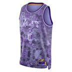LeBron James Los Angeles Lakers Nike Unisex Select Series Swingman Jersey - Purple