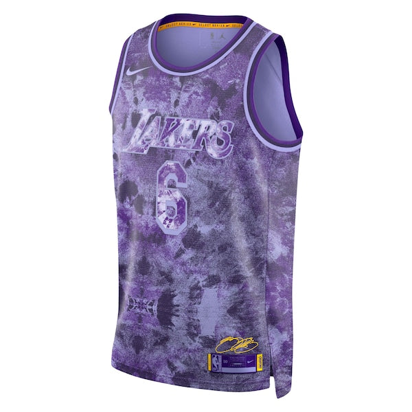 LeBron James Los Angeles Lakers Nike Unisex Select Series Swingman Jersey - Purple