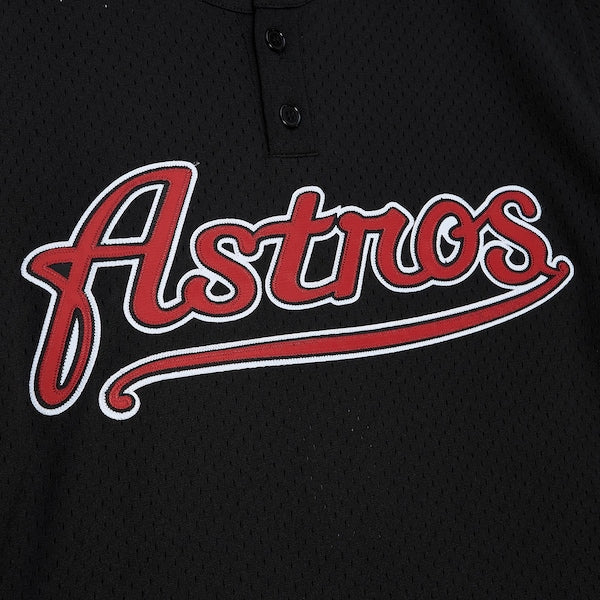 Craig Biggio Houston Astros Profile Big & Tall Cooperstown Collection Mesh Batting Practice Jersey - Black