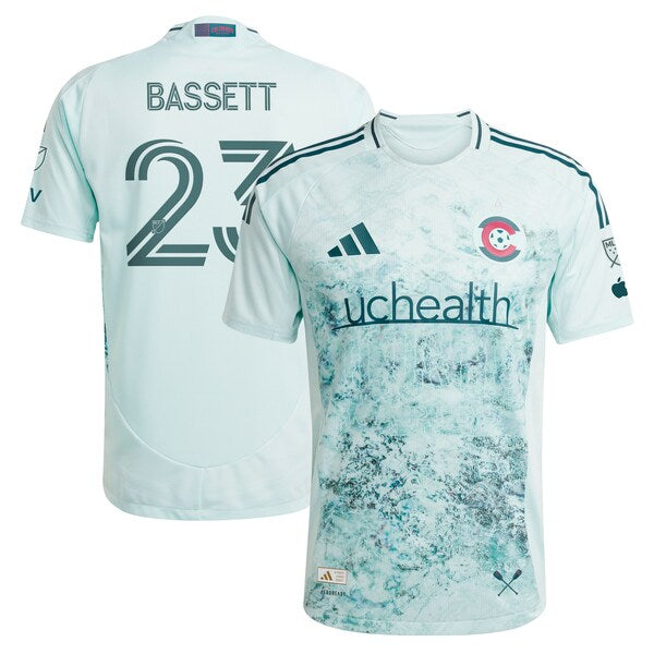 Cole Bassett Colorado Rapids adidas 2025 Headwaters Authentic Player Jersey - Green