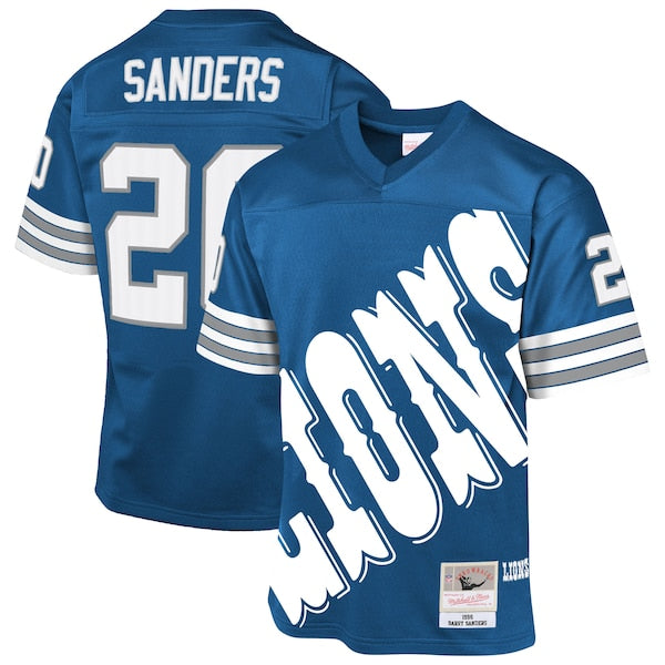 Barry Sanders Detroit Lions 1996 Throwback Fashion Jersey - Blue