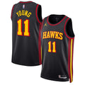 Trae Young Atlanta Hawks Jordan Brand Unisex Swingman Jersey - Statement Edition - Black
