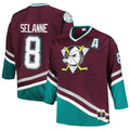 Teemu Selanne Anaheim Ducks Big & Tall   Blue Line Player Jersey - Purple