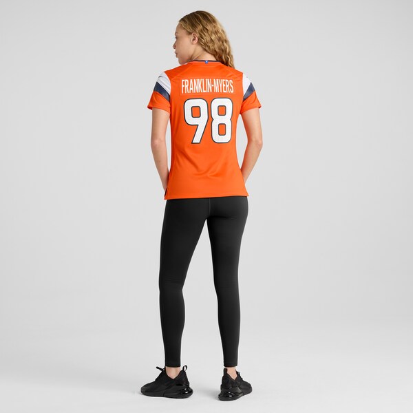 John Franklin-Myers Denver Broncos Nike Women's Team Game Jersey -  Orange