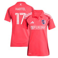 Marcel Hartel St. Louis City SC adidas Women's 2025 Forever CITY Red Replica Player Jersey - Red