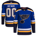 St. Louis Blues adidas  Home  Primegreen Authentic Custom Jersey - Royal