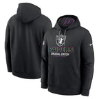 Las Vegas Raiders Nike 2024 NFL Crucial Catch Club Pullover Hoodie - Black