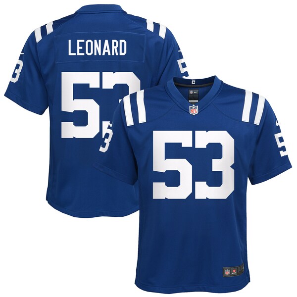 Shaquille Leonard Indianapolis Colts Nike Youth Game Jersey - Royal/Blue