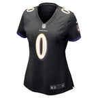 Roquan Smith Baltimore Ravens Nike Women's Team Game Jersey - Black/Purple
