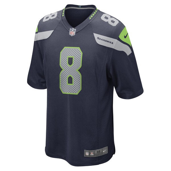 Coby Bryant Seattle Seahawks Nike Game Player Jersey - College Navy/Neon Green