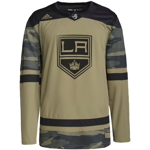 Los Angeles Kings adidas Military Appreciation Team Authentic Custom Practice Jersey - Camo