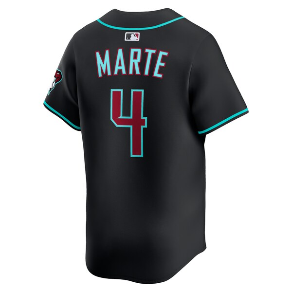 Ketel Marte Arizona Diamondbacks Nike Alternate Limited Jersey - Black/Crimson