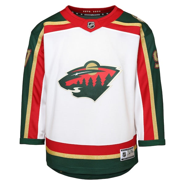 Kirill Kaprizov Minnesota Wild Youth 25th Anniversary Replica Player Jersey - White/Green