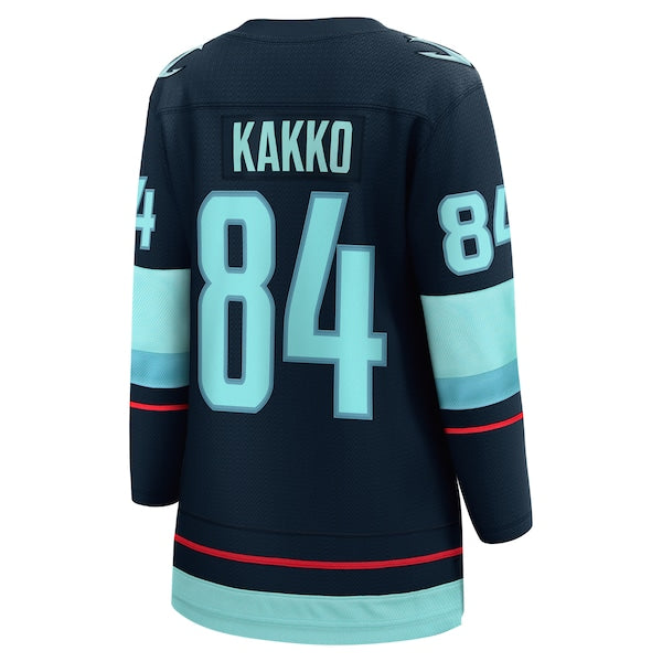 Kaapo Kakko Seattle Kraken  Women's Home Breakaway Player Jersey - Deep Sea Blue