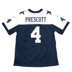Dak Prescott Dallas Cowboys Nike Youth Throwback Game Jersey - Navy/White