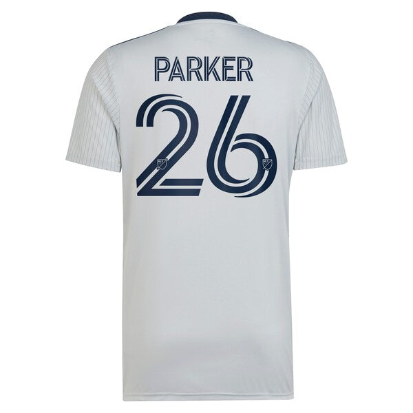 Tim Parker St. Louis City SC adidas 2024 The Spirit Kit Replica Jersey - Gray