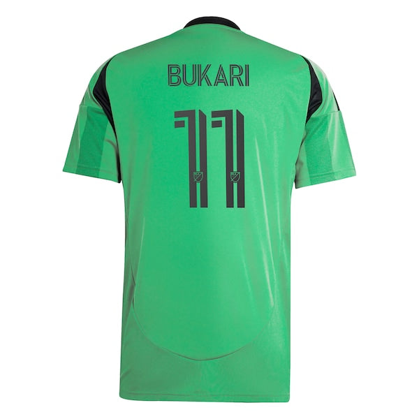 Osman Bukari Austin FC adidas 2025 The Heartbeat Kit Replica Player Jersey - Green
