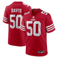 Khalil Davis San Francisco 49ers Nike Team Game Jersey -  Scarlet