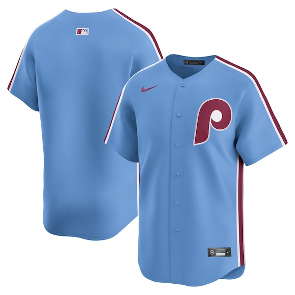 Philadelphia Phillies Nike Alternate Limited Jersey - Light Blue/White