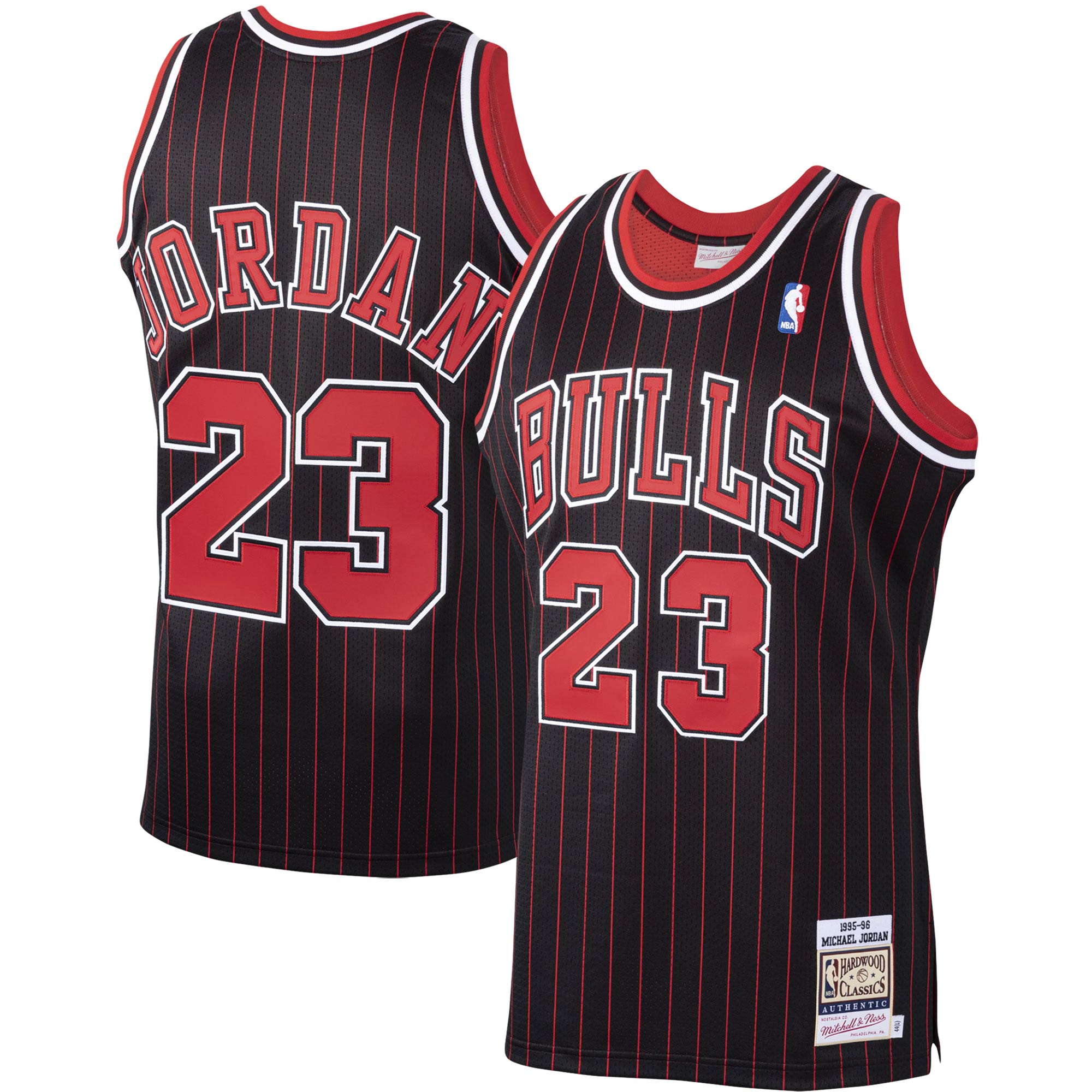 Michael Jordan Chicago Bulls 1997/98 Hardwood Classics Authentic Jersey - White/Black/Scarlet