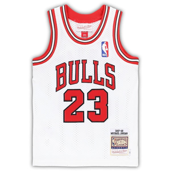 Michael Jordan Chicago Bulls Toddler 1997/98 Hardwood Classics Authentic Jersey - White/Black/Red