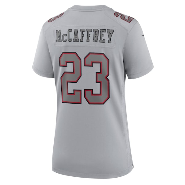 Christian McCaffrey San Francisco 49ers Nike Women's Super Bowl LVIII Atmosphere Fashion Game Jersey - Gray