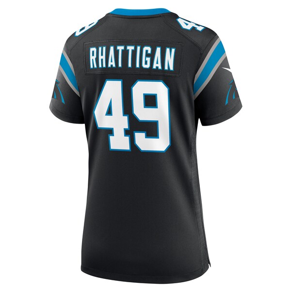 Jon Rhattigan Carolina Panthers Nike Women's  Game Jersey -  Black