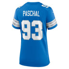 Josh Paschal Detroit Lions Nike Women's Team Game Jersey -  Blue
