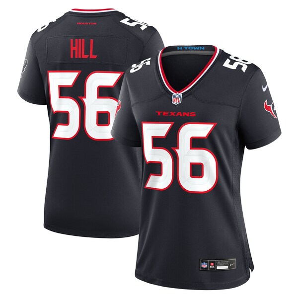 Jamal Hill Houston Texans Nike Women's Team Game Jersey -  Navy