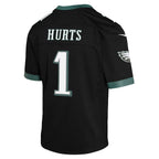 Jalen Hurts Philadelphia Eagles Nike Youth Game Jersey - Black