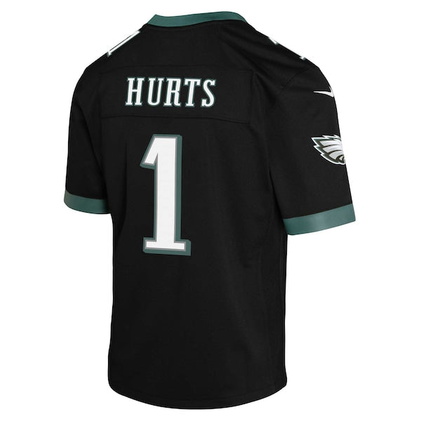 Jalen Hurts Philadelphia Eagles Nike Youth Game Jersey - Black