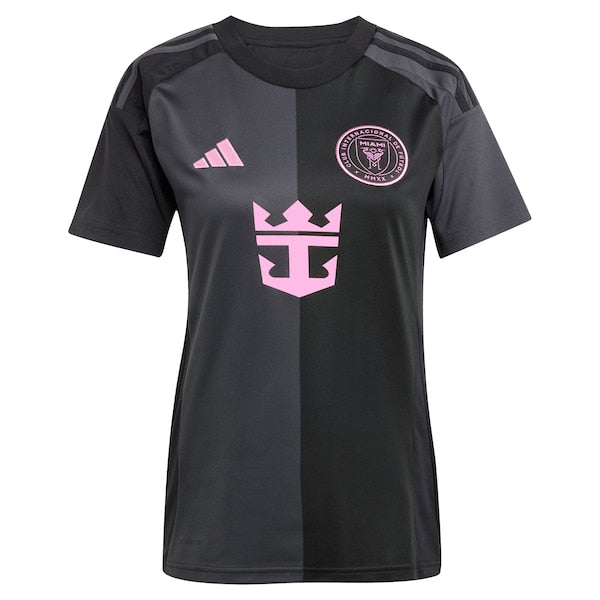 Lionel Messi Inter Miami CF adidas Women's 2025 The Fortitude Kit Replica Player Jersey - Black