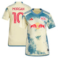 Lewis Morgan New York Red Bulls adidas Women's 2024 Daniel Patrick Kit Replica Jersey - Yellow